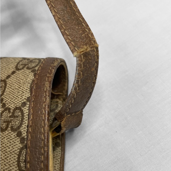 Gucci Vintage Brown GG Shoulder Bag - Picture 15 of 16